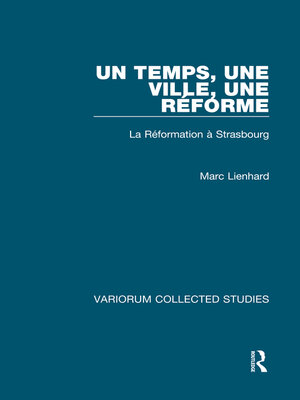 cover image of Un temps, une ville, Réforme